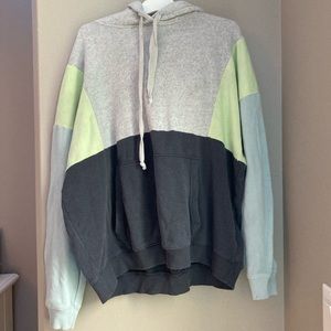 American Eagle color block hoodie
